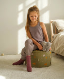 Wigiwama - Mossgroen Terrazzo Round Pouf