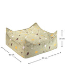 Wigiwama - Terrazzo Moss Square Pouf