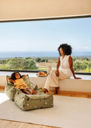 Wigiwama - Terrazzo Moss Square Pouf