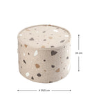 Wigiwama - Terrazzo Sand Round Pouf