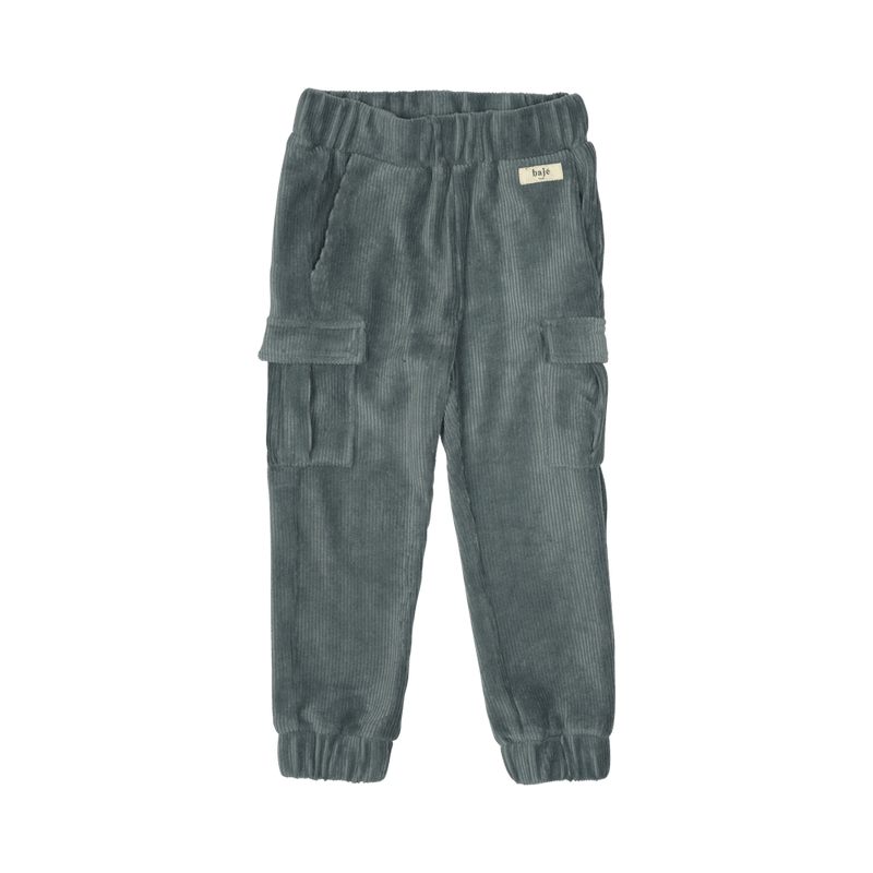 Baje Studio - Woolwich Corduroy Pants - Greyish blue