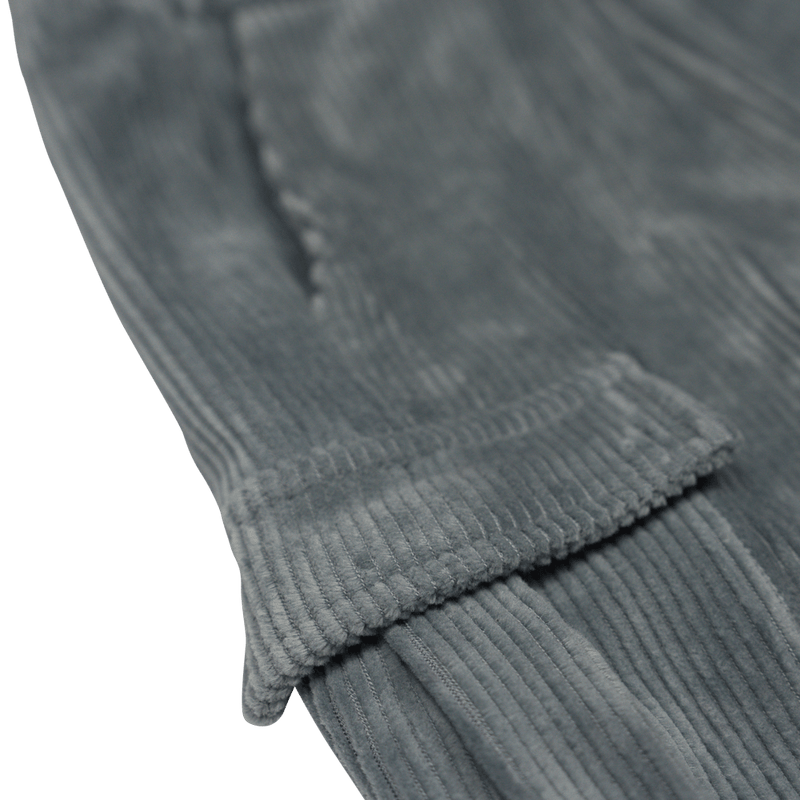 Baje Studio - Woolwich Corduroy Pants - Greyish blue