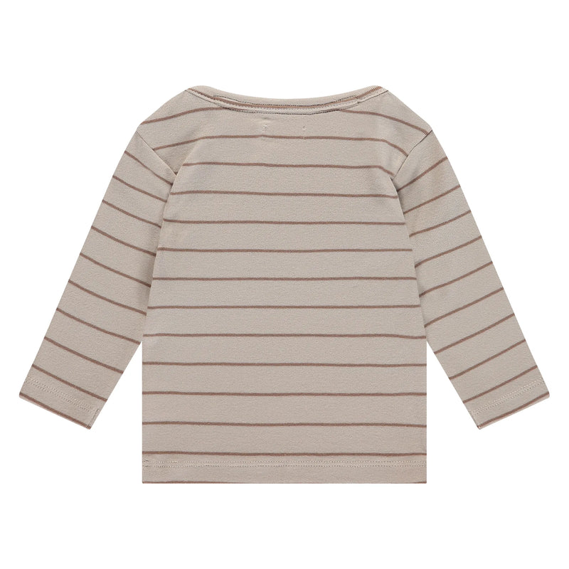 A Tiny Story - Baby t-shirt long sleeve - Pearl Stripe