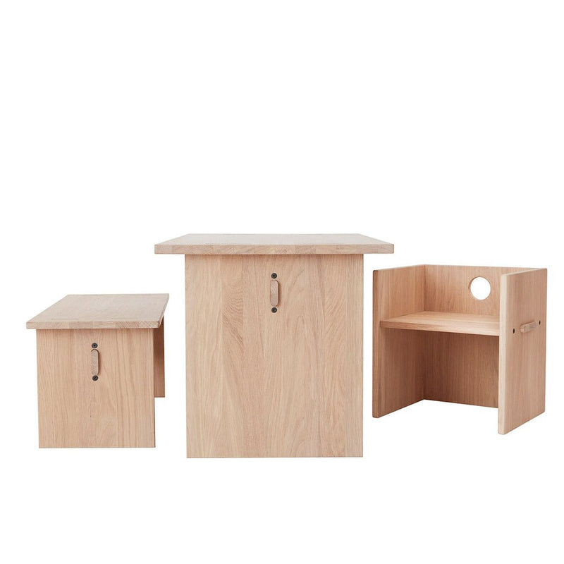 Oyoy Mini - Arca Children's Bench - Natural Oak