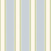 Behangstaal Atelier Florentine - Double striped - Blue and green