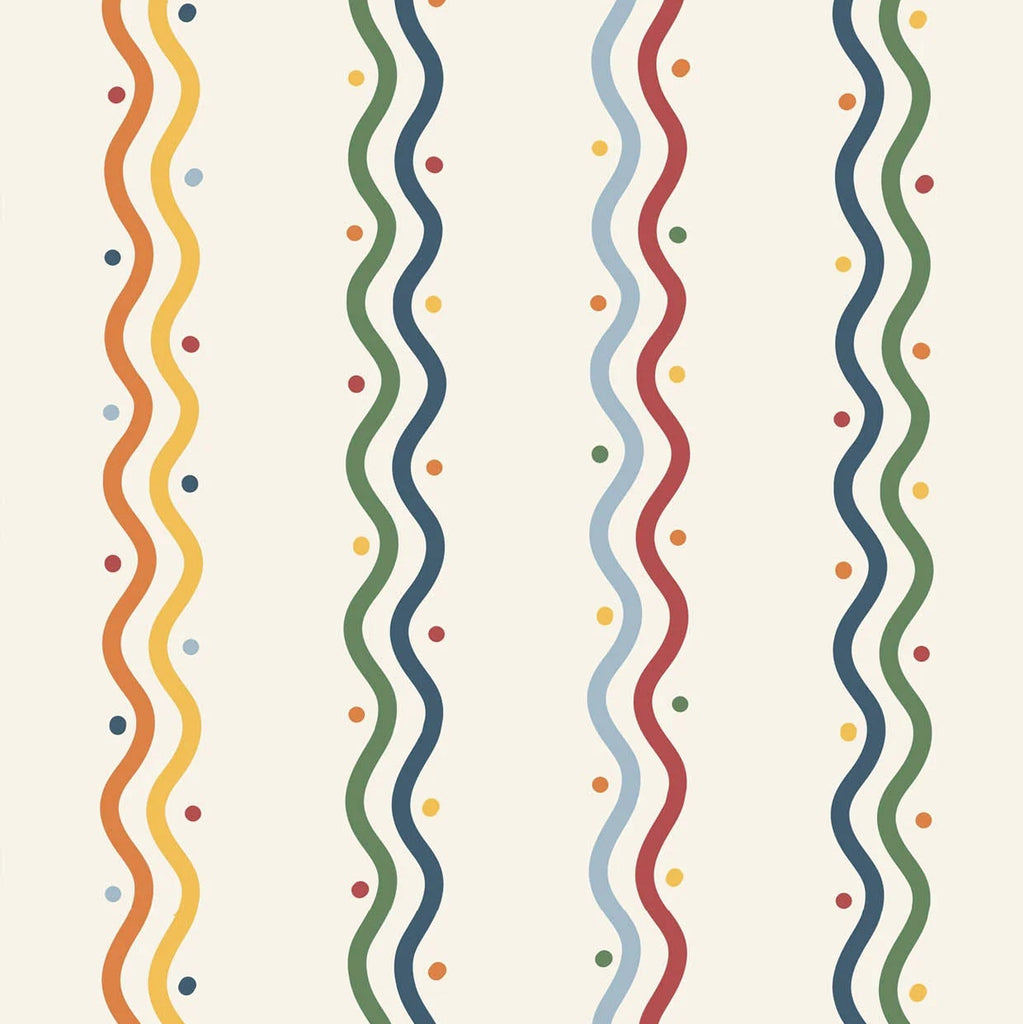 Wallpaper sample Atelier Florentine - Playful stripes