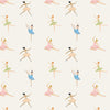 Atelier Florentine Carta da parati ballerine – Carta da parati per bambini ballerine | Carta da parati da sogno per cameretta femminile