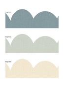 Bordure de papier peint Arches Rhubarbe – Bibelotte