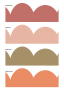Bordure de papier peint Arches Rhubarbe – Bibelotte