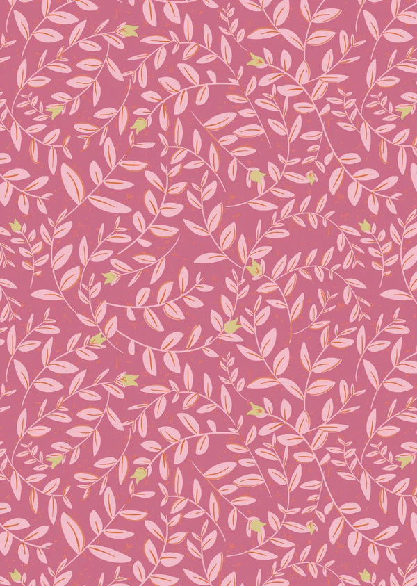 Wallpaper sample Bibelotte - Flora Fuchsia