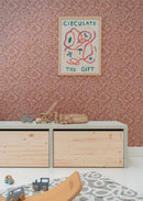 Wallpaper Bibelotte - Flora Choco