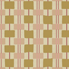 Wallpaper fabric Bibelotte - Checked toffee