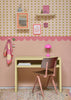 Behang Bibelotte - Geruit Toffee