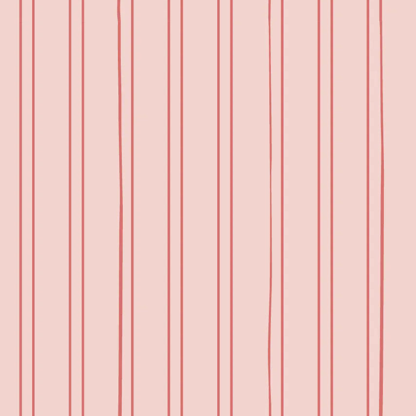 Behangstaal Bibelotte - Gestreept Koraal