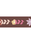 Bordure de papier peint en acier Bibelotte - Bohemian Merlot