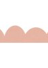 Bordure de papier peint en acier Bibelotte - Petits arcs roses