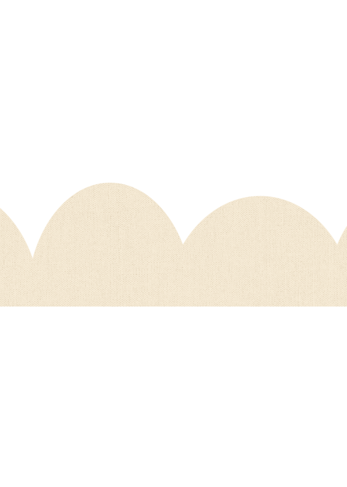 Bordure de papier peint en acier Bibelotte - Arceaux Vanille