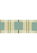 Bordure de papier peint en acier Bibelotte - Thym à carreaux