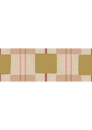 Bordure de papier peint en acier Bibelotte - Caramel à carreaux