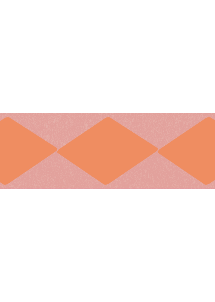 Bordure de papier peint en acier Bibelotte - Wieber - Framboise Mandarine