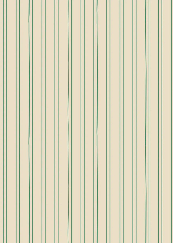 Wallpaper sample Bibelotte - Striped Biscuit