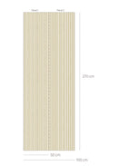 Behangstaal Bibelotte - Gestreept Olijf