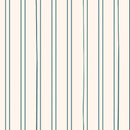 Behang Bibelotte - Gestreept Petrol