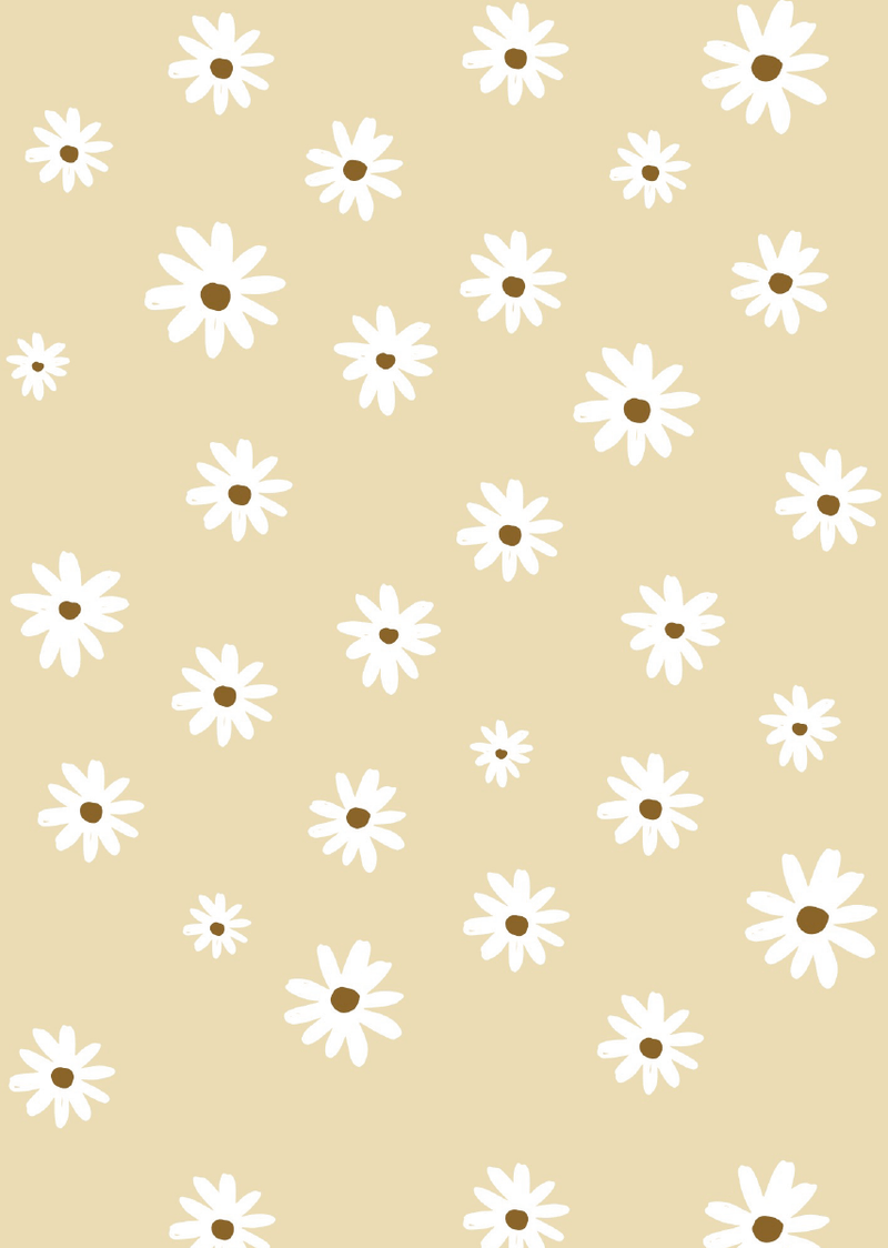 Wallpaper sample Bibelotte - Madelief Yellow