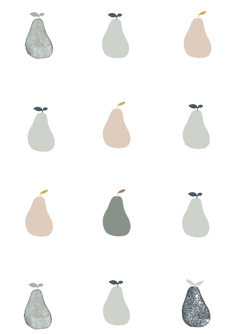 Wallpaper Bibelotte - Pears Green