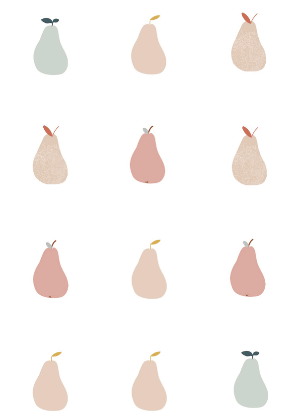 Wallpaper sample Bibelotte - Pears Pink