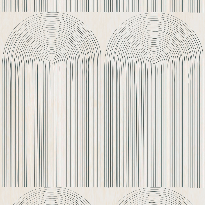 Tapetenbibelotte - Regenbogen Denim Blau