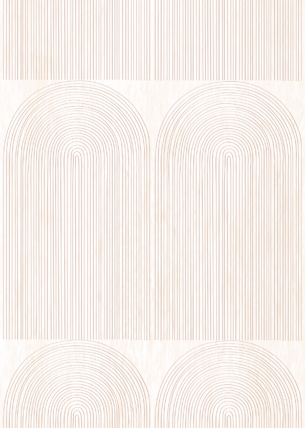 Wallpaper sample Bibelotte - Rainbows - Nude