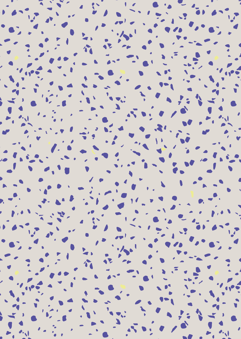 Tapete Bibelotte - Terrazzo Kobalt