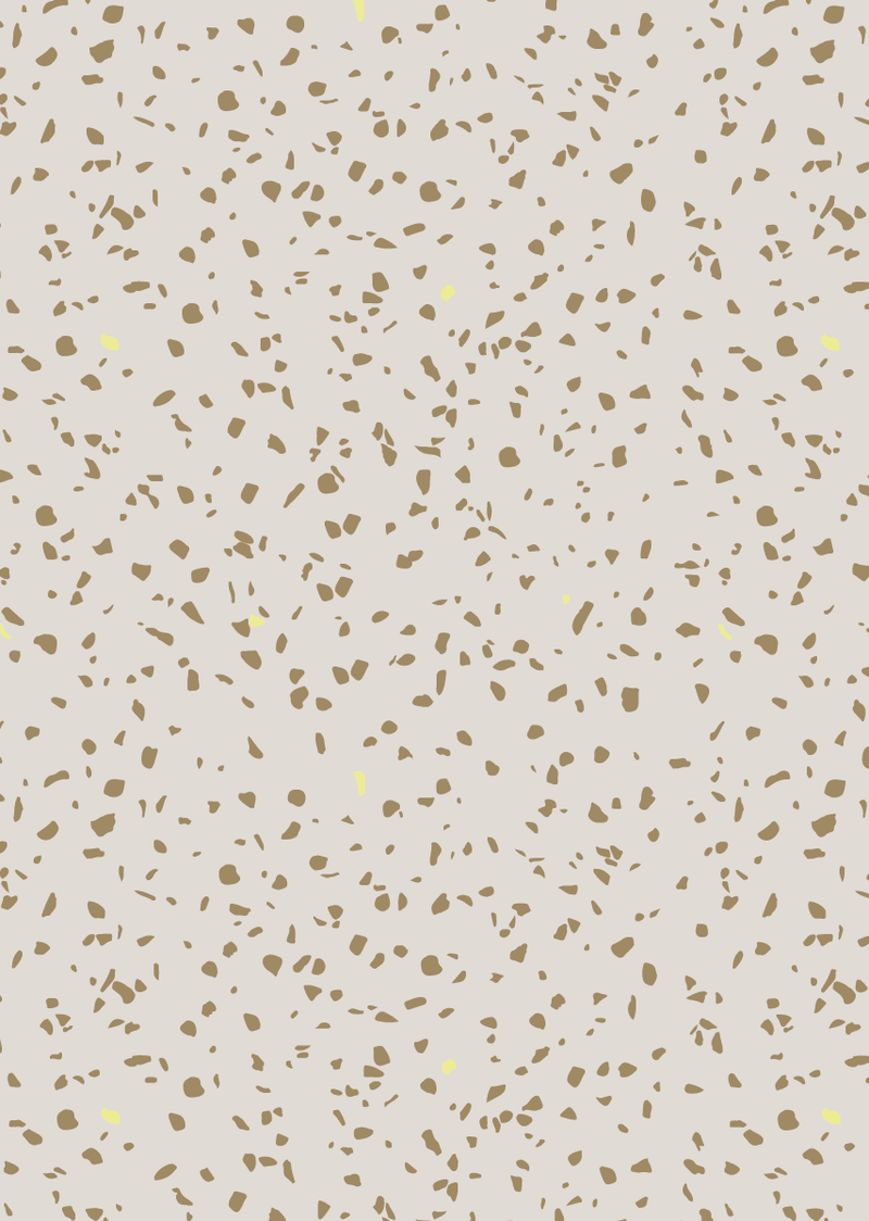 Wallpaper Bibelotte - Terrazzo Olive