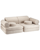 Wigiwama - Biscuit Bankstel teddy stof