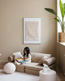 Wigiwama - Biscuit Bankstel teddy stof