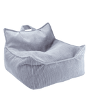 Wigiwama - Beanbag Stuhl - Blaubeerblau Rib Stoff