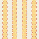 bobbin striped wallpaper yellow nursery childrens wallpapers kids decor 