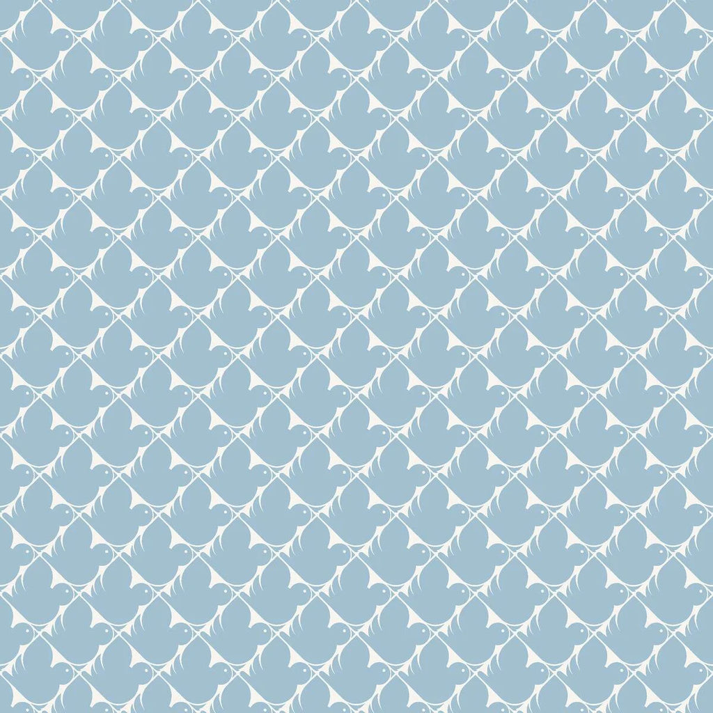 Behangstaal Boråstapeter Pippi – Blauw vogelbehang | 4844
