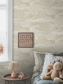 Boråstapeter Solängen Behang Oatmeal Yellow | 5829