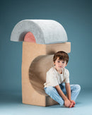 Wigiwama - Corduroy Rainbow Playset / play set - 75x49x37cm - Brown Sugar