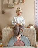 Wigiwama - Corduroy Rainbow Playset / play set - 75x49x37cm - Brown Sugar