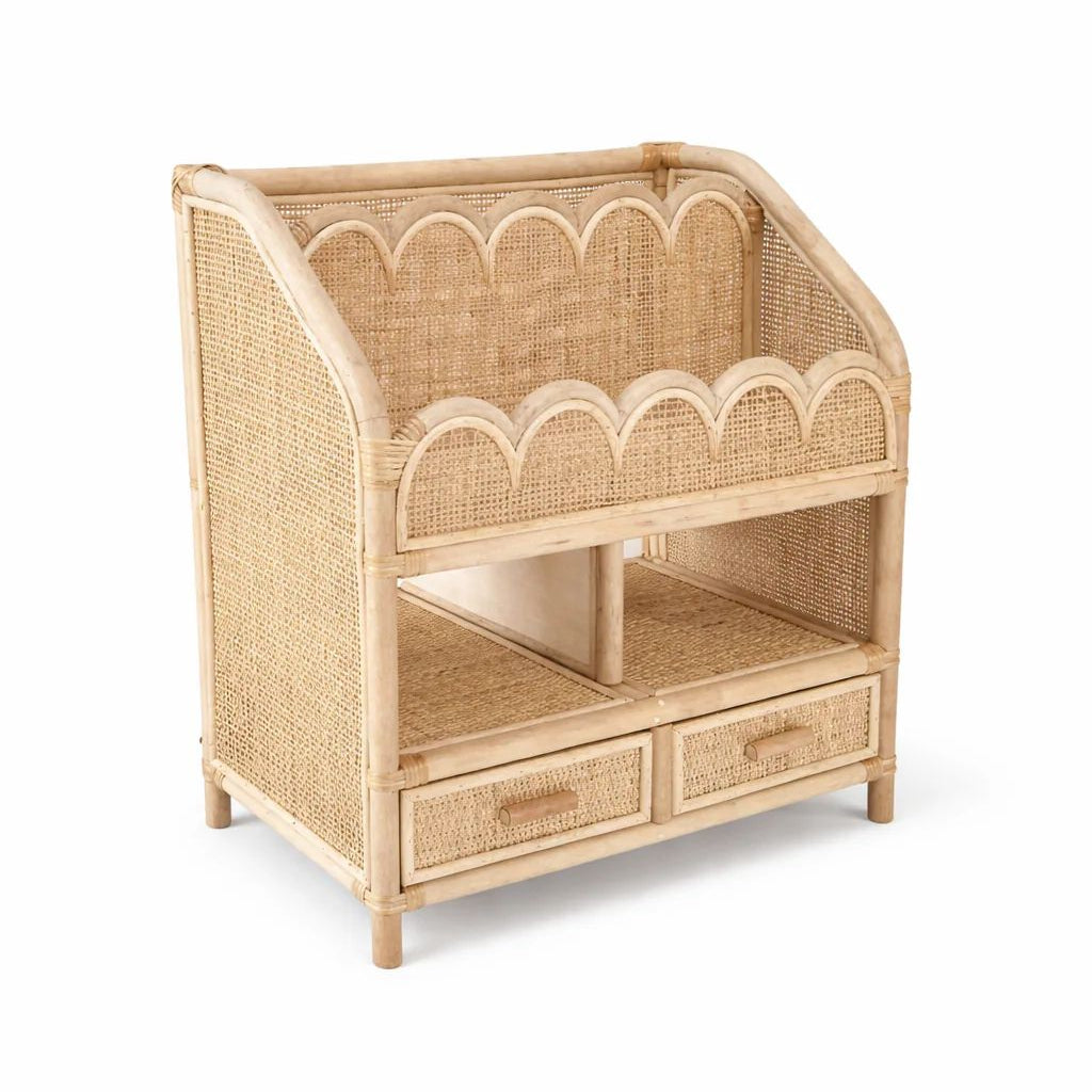 Leo & Moon Libreria Amber — libreria in rattan per cameretta