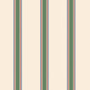 Behangstaal Atelier Florentine - Collage stripe - Green, red and blue