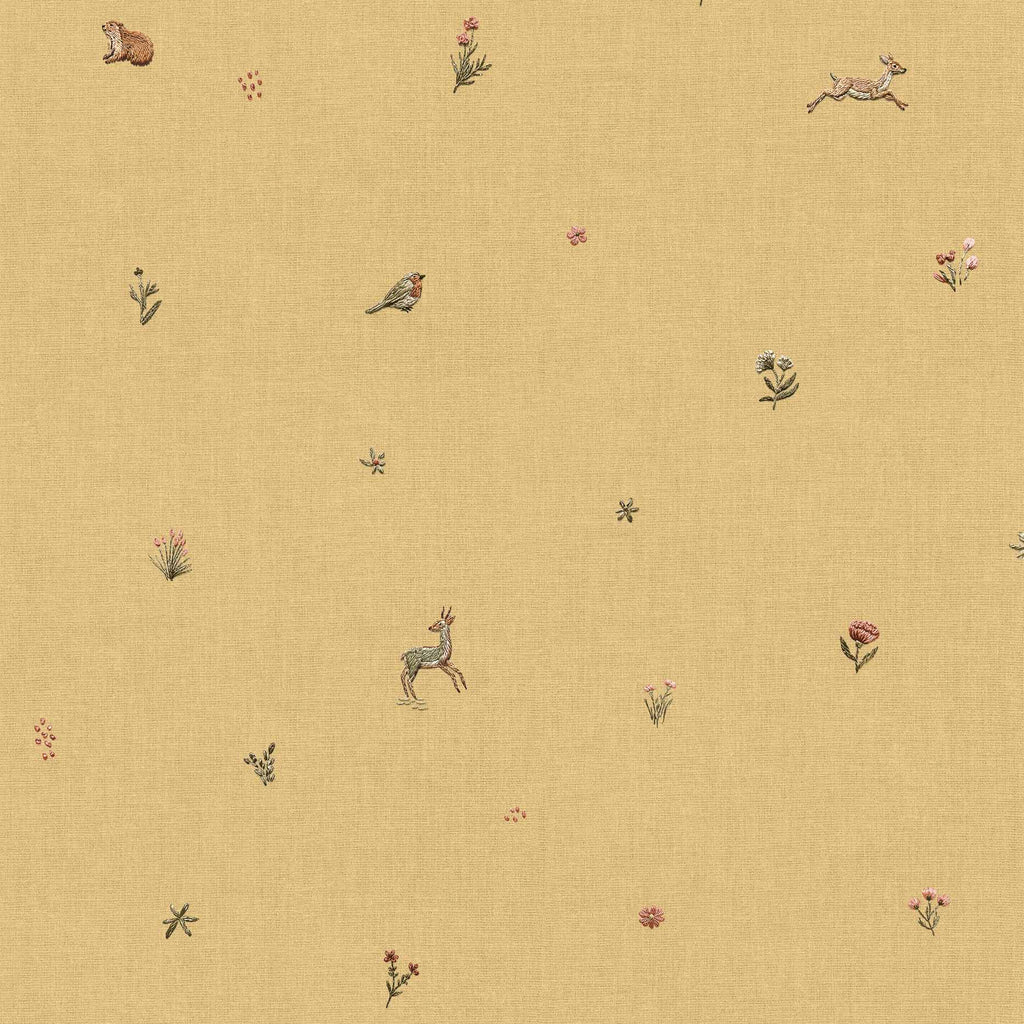 Behangstaal Coordonné - Bambis Mustard