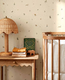Bambis Natural – wit behang voor de kinderkamer | Coordonné