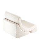 Wigiwama - Salle - Chaise de lune en peluche blanche