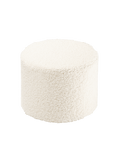 Wigiwama - rond ottoman - crème blanc