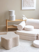 Wigiwama Settee - Modular Speelbank - Teddy Creme White