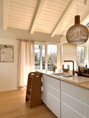 Curve Lab - Torre de aprendizaje de madera Montessori - Roble